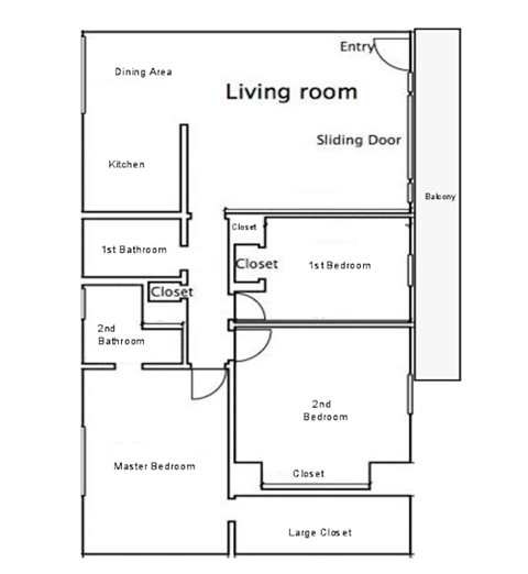 Glenwood 3x2 floor plan